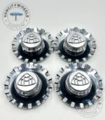 Mercedes Maybach 154mm Silver Spike Hubcap – A2224000900 - (Set of 4) - Image 2