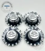 Mercedes Maybach 154mm Silver Spike Hubcap – A2224000900 - (Set of 4) - Image 2
