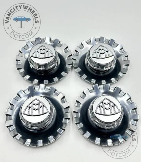 Mercedes Maybach 154mm Silver Spike Hubcap – A2224000900 - (Set of 4) - Image 2