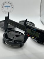 Set of 4 Gloss Black Mercedes Benz Wheel Center Caps – 75mm Alloy Hub Caps (Premium ABS, OEM Fit) - Image 3