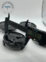 Set of 4 Gloss Black Mercedes Benz Wheel Center Caps – 75mm Alloy Hub Caps (Premium ABS, OEM Fit) - Image 3