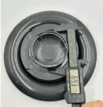 Mansory Floating Caps – 4Pcs, Gloss Black, Anti-Theft Fit - Image 4