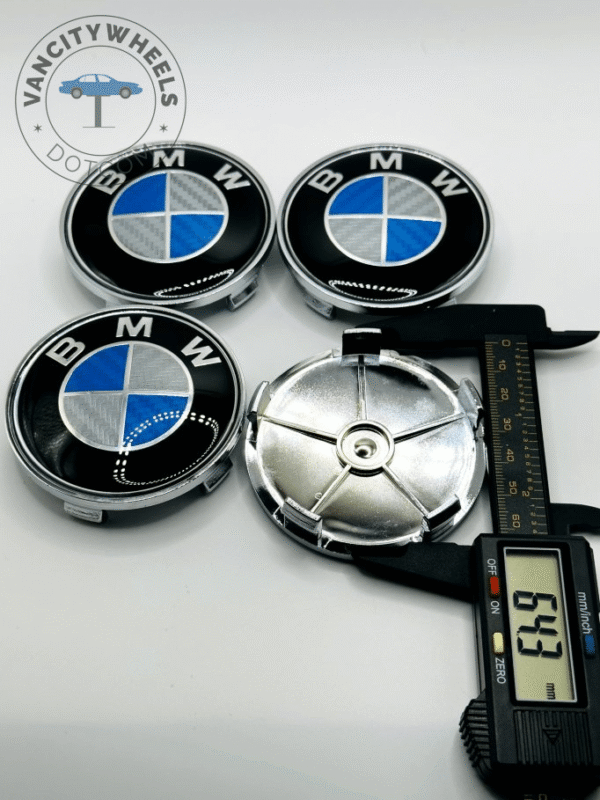 Set Of 4 Bmw Alloy Wheel Center Caps 68mm, Center Hub Caps For Bmw Cars 68mm - Image 3