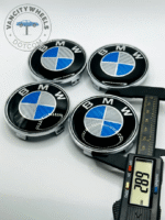 Set Of 4 Bmw Alloy Wheel Center Caps 68mm, Center Hub Caps For Bmw Cars 68mm - Image 2