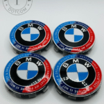 Set Of 4 New Bmw M Power Alloy Wheel Center Caps 68mm, Center Hub Caps Bmw 68mm