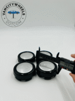 Subaru Wheel Center Caps - 60mm, 64mm, 79mm - Black or Silver (Set of 4) - Image 4