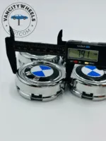 Premium 4Pcs BMW Wheel Center Caps in Varied Sizes and Wheel Cap Base Colors - Image 4