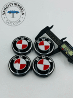 Premium 4Pcs BMW Wheel Center Caps in Varied Sizes and Wheel Cap Base Colors - Image 7