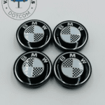 Premium 4Pcs BMW Wheel Center Caps in Varied Sizes and Wheel Cap Base Colors