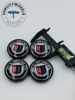 Premium 4Pcs BMW-Alpina Wheel Center Caps in Varied Sizes and Wheel Cap Base Colors - Image 2