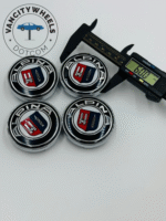 Premium 4Pcs BMW-Alpina Wheel Center Caps in Varied Sizes and Wheel Cap Base Colors - Image 5