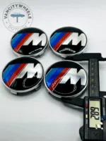 Set Of 4 Bmw M Series Alloy Wheel Center Caps 68mm, Center Hub Caps For Bmw Cars 68mm - Image 2