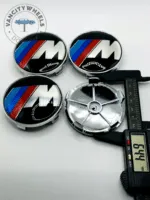 Set Of 4 Bmw M Series Alloy Wheel Center Caps 68mm, Center Hub Caps For Bmw Cars 68mm - Image 3