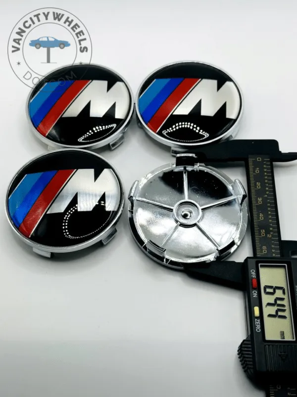 Set Of 4 Bmw M Series Alloy Wheel Center Caps 68mm, Center Hub Caps For Bmw Cars 68mm - Image 3