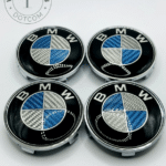Set Of 4 Bmw Alloy Wheel Center Caps 68mm, Center Hub Caps For Bmw Cars 68mm