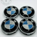 Set Of 4 Bmw Alloy Wheel Center Caps 68mm, Center Hub Caps For Bmw Cars 68mm