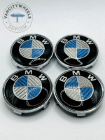 Set Of 4 Bmw Alloy Wheel Center Caps 68mm, Center Hub Caps For Bmw Cars 68mm