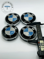 Set Of 4 Bmw Alloy Wheel Center Caps 68mm, Center Hub Caps For Bmw Cars 68mm - Image 4