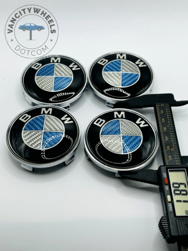 Set Of 4 Bmw Alloy Wheel Center Caps 68mm, Center Hub Caps For Bmw Cars 68mm - Image 4