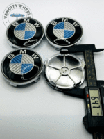 Set Of 4 Bmw Alloy Wheel Center Caps 68mm, Center Hub Caps For Bmw Cars 68mm - Image 3