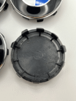 BMW 56mm Wheel Hub Center Caps - 4pcs (Blue Original Logo) - Image 2