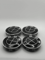 BMW Classic All Black Logo Replacement Wheel Center Caps (Set of 4) - 68mm - Image 3