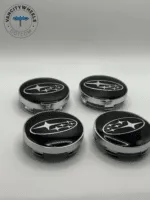 60mm Subaru Black Wheel Center Caps – OEM Fit | Set of 4 | American Wheels Company - Image 6
