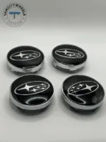 60mm Subaru Black Wheel Center Caps – OEM Fit | Set of 4 | American Wheels Company - Image 5