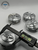 Refurb Rolls Royce Ghost Wraith Dawn Wheel Center Caps Chrome Bezel (Set of 4) - Image 5