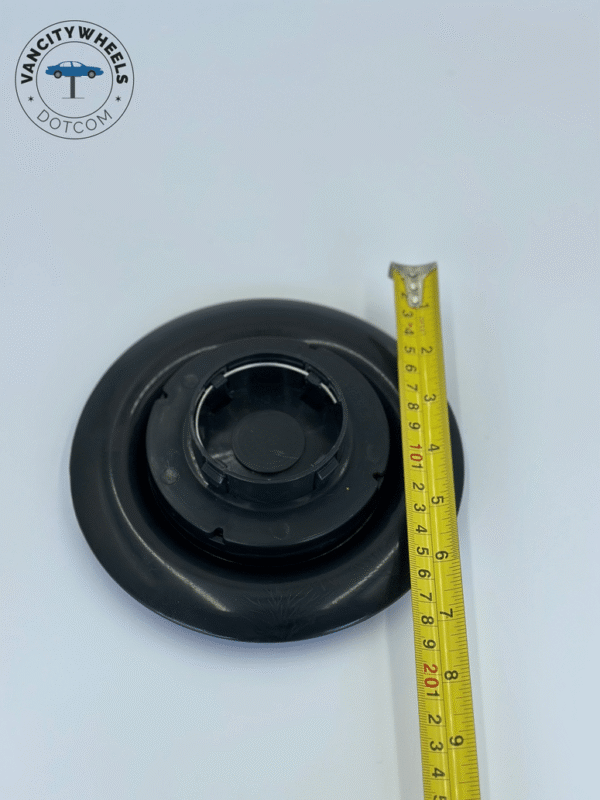 Rolls Royce Ghost Wraith Dawn Wheel Center Caps Black Glosss Bezel (Set of 4) - Image 3