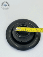 Rolls Royce Ghost Wraith Dawn Wheel Center Caps Black Glosss Bezel (Set of 4) - Image 2