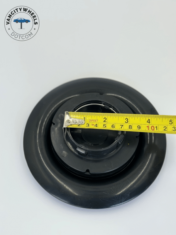 Rolls Royce Ghost Wraith Dawn Wheel Center Caps Black Glosss Bezel (Set of 4) - Image 2