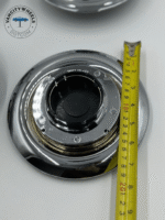 Refurb Rolls Royce Ghost Wraith Dawn Wheel Center Caps Chrome Bezel (Set of 4) - Image 4