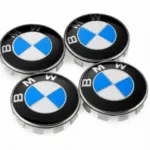 BMW Classic Logo Replacement Wheel Center Caps (Set of 4) - 68mm
