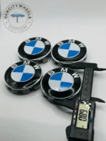 Set Of 4 Bmw Alloy Wheel Center Caps 68mm, Center Hub Caps For Bmw Cars 68mm - Image 4