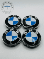 Set Of 4 Bmw Alloy Wheel Center Caps 68mm, Center Hub Caps For Bmw Cars 68mm