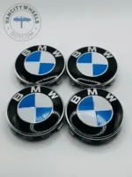 Set Of 4 Bmw Alloy Wheel Center Caps 68mm, Center Hub Caps For Bmw Cars 68mm
