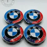 Set Of 4 New Bmw M Power Alloy Wheel Center Caps 56mm, Center Hub Caps Bmw 56mm