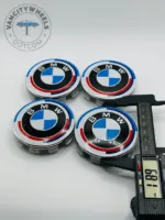 Set Of 4 New Bmw Alloy Wheel Center Caps 68mm, Center Hub Caps Bmw 68mm - Image 2
