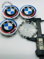 Set Of 4 New Bmw Alloy Wheel Center Caps 68mm, Center Hub Caps Bmw 68mm - Image 3