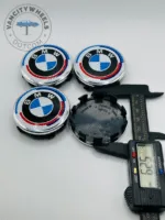 Set Of 4 New Bmw Alloy Wheel Center Caps 56mm, Center Hub Caps Bmw 56mm - Image 4
