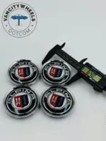Premium 4Pcs BMW-Alpina Wheel Center Caps in Varied Sizes and Wheel Cap Base Colors - Image 3