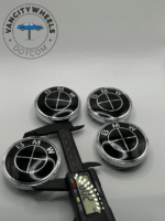 Premium 4Pcs BMW Wheel Center Caps in Varied Sizes and Wheel Cap Base Colors - Image 3