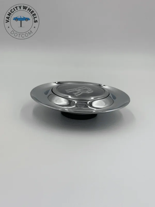 1piece Luxurious Rolls-Royce Floating Wheel Center Caps, Rolls Royce Elegance with Floating Emblem – Phantom, Ghost, Wraith, Dawn Compatible - Image 3