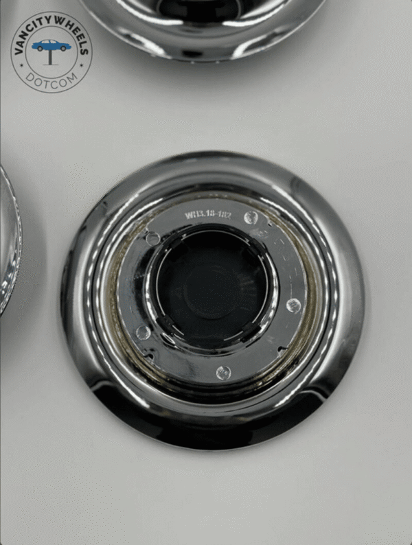4pcs Chrome/Gold Rolls-Royce Floating Wheel Center Caps, Rolls Royce Elegance with Floating Emblem - Phantom, Ghost, Wraith, Dawn Compatible - Image 5