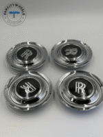 Refurb Rolls Royce Ghost Wraith Dawn Wheel Center Caps Chrome Bezel (Set of 4) - Image 3