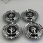 Refurb Rolls Royce Ghost Wraith Dawn Wheel Center Caps Chrome Bezel (Set of 4)
