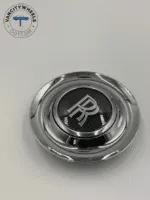 Refurb Rolls Royce Ghost Wraith Dawn Wheel Center Caps Chrome Bezel (Set of 4) - Image 2