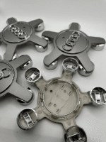 Audi Grey Wheel Center Caps 135mm 8R0601165 – OEM Style Replacement (Set of 4) - Image 3