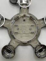 4 Pcs 135mm for AUDI BLACK 8R0601165 Wheel Center Caps Logo Badge Hub Rim Caps - Image 3